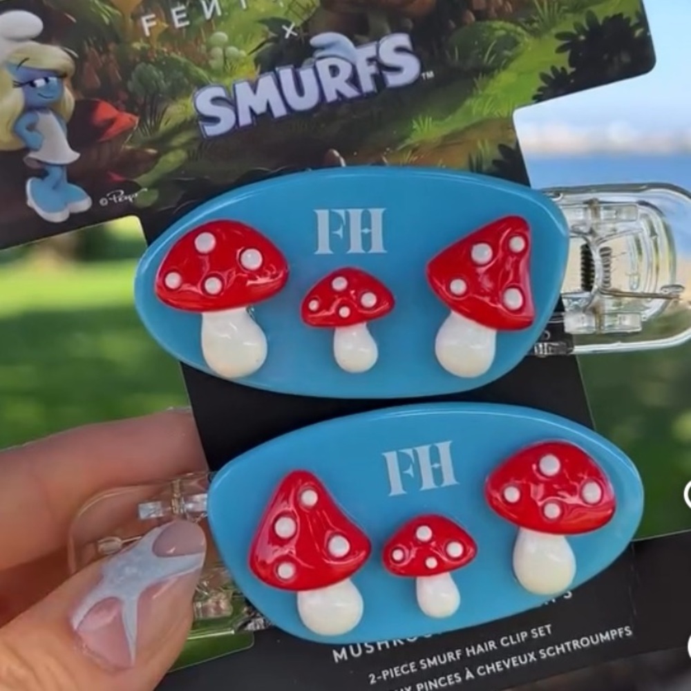 Fenty Beauty x Smurfs PR Set Entire Collection Bundle Set In Mushroom Box BNIB - Picture 15 of 16